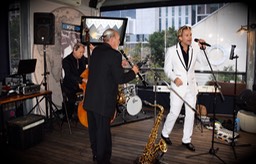 Ike Moriz Top Wedding Singer Cartel Rooftop bar Cape Town entertainment band swing jazz latin quintet south africa