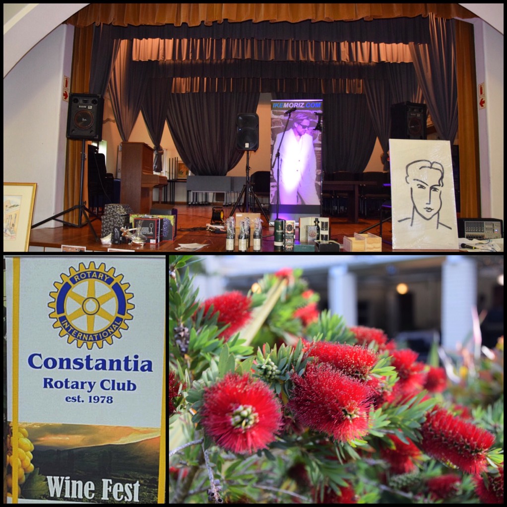 Ike Moriz at Schoenstatt Center Wine Fest Constantia Rotary Club November 2017 swing jazz latin pop charity function auction 031117